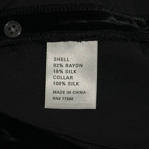 Alexa Chung X Madewell Black Velvet Dot Dress 10 NWT Twee Holidays Gothic Mod - Picture 14 of 14